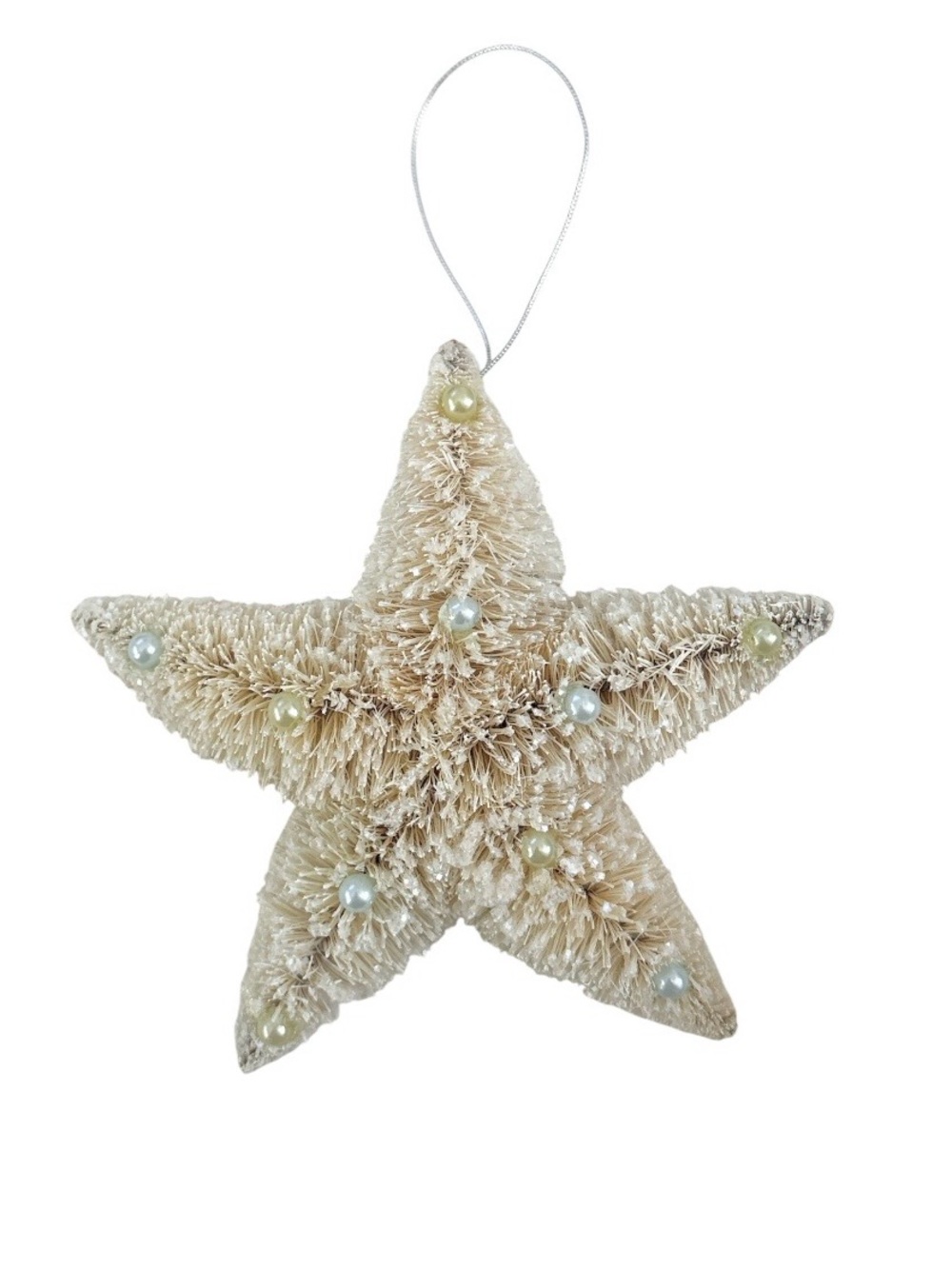 BOTTLEBRUSH➕Pearl Embellished Star Ornament